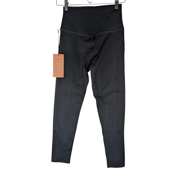 Girlfriend Collective Compressive High-Rise 7/8 Leggings Black - Picture 5 of 8